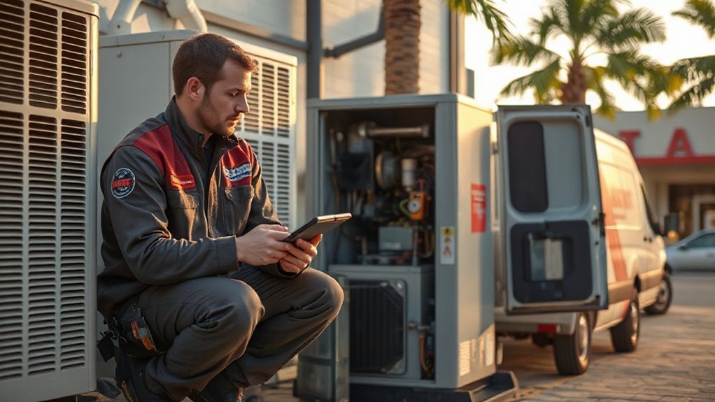 ac repair services offered