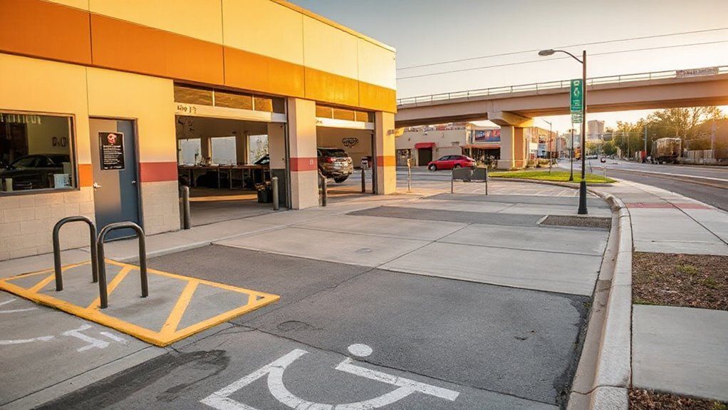 convenient car repair location