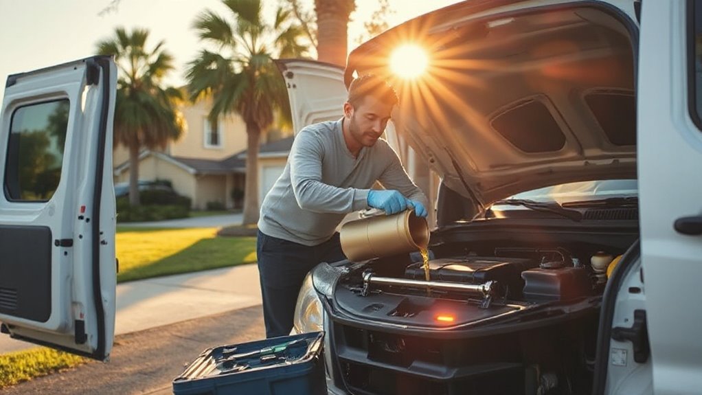 convenient mobile oil changes