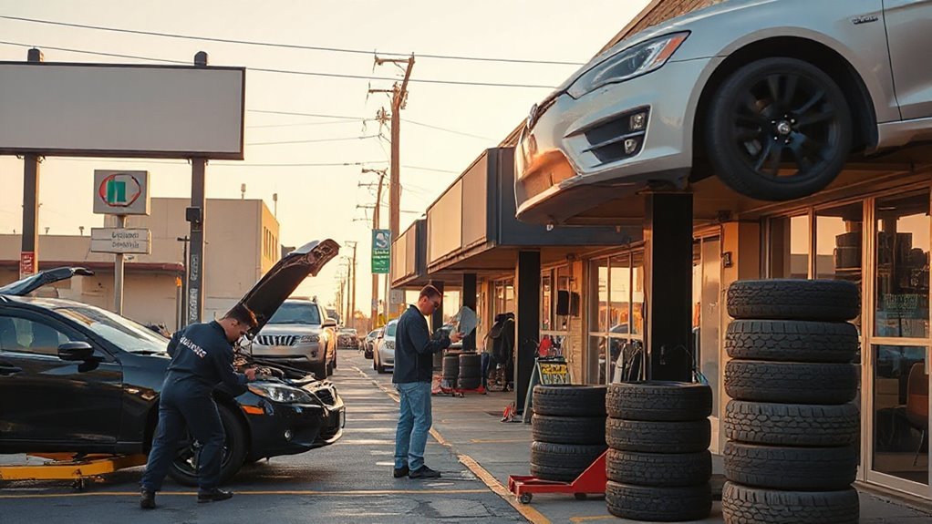 diverse automotive repair services