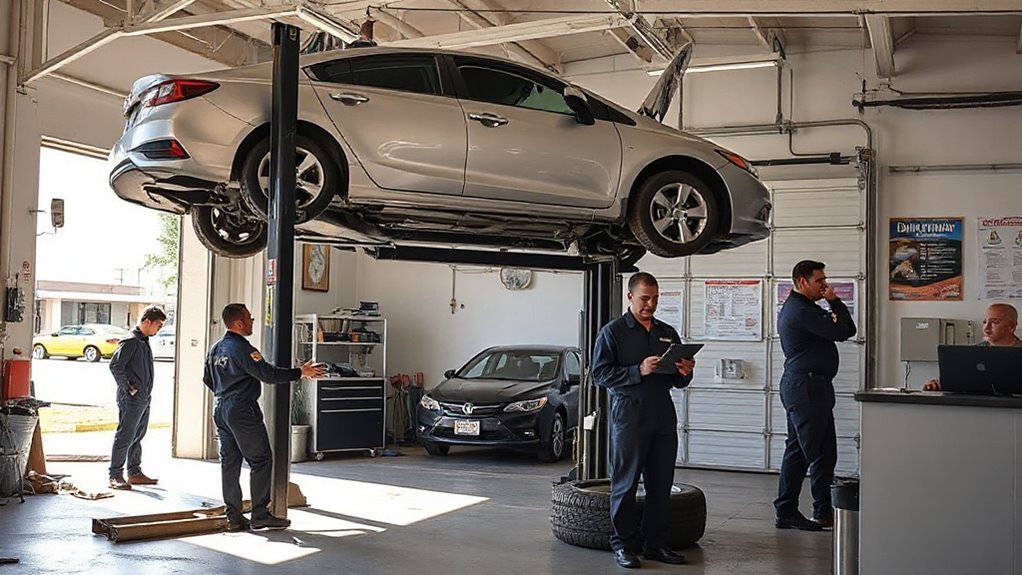 mechanics services comparison table