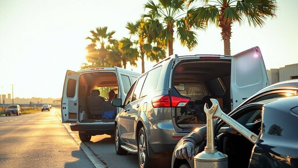 mobile vehicle maintenance convenience